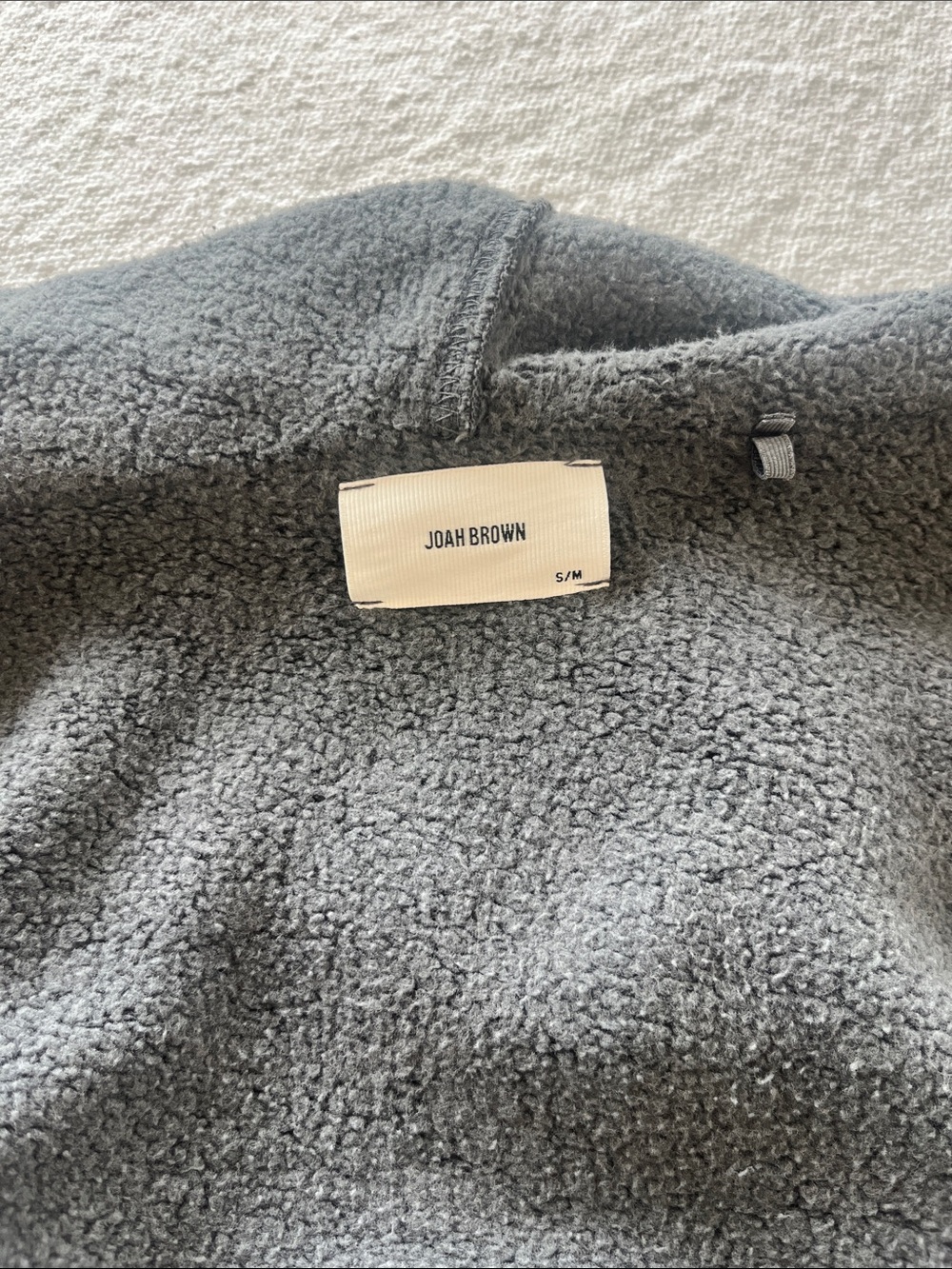 Joah Brown Charcoal Cropped Hoodie - Picture 6 of 7